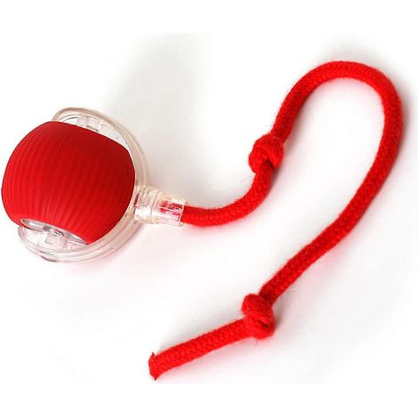 Interaktiver Katzenball mit Seil, automatischer Lauf, 3 einstellbare Geschwindigkeiten
