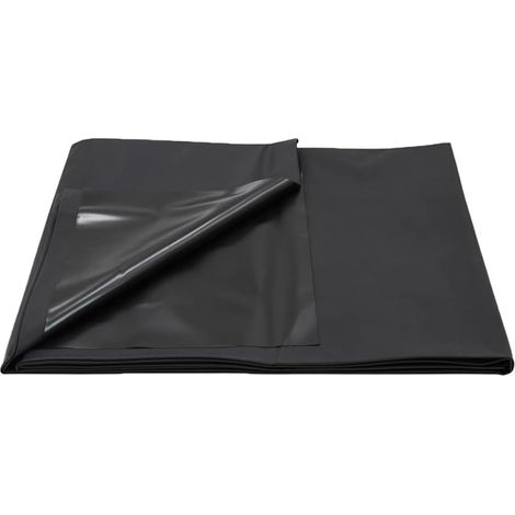 Funda Impermeable Para Colchón - PVC Grueso - 200 x 220 cm - Negro - 1 Unidad (1/5)