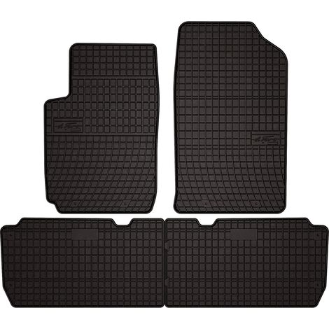 Tappetini in gomma per auto per: Citroen Xsara Picasso monovolume (1997-2010) - neri, su misura (1/5)