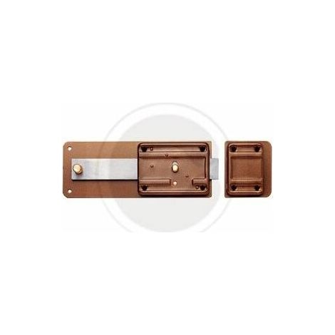 Iseo art 320 ferroglietto serratura da applicare per legno entrata 40 mm (1/2)