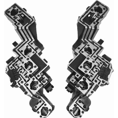 2 PièCes Auto ArrièRe Gauche Droite Feu ArrièRe Circuit Imprimé pour Peugeot 307 Hatchback 2008-2013