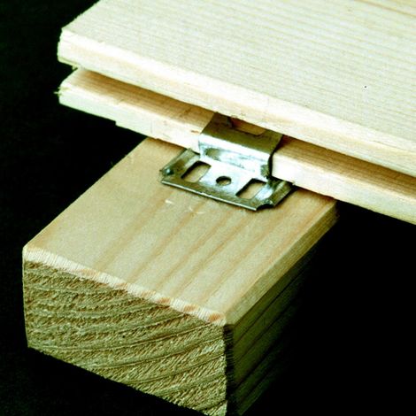 Packung mit 250 Klammern und Nägeln für Holzvertäfelungen, B.2,3 cm x L.25 mm, Dicke 0,3 cm GAH ALBERTS