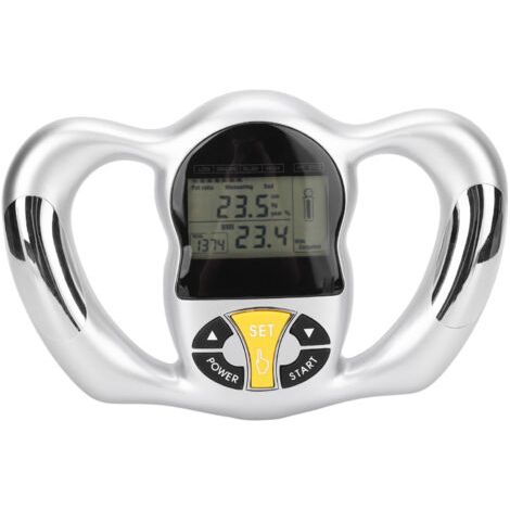 QORVA- Analyseur de graisse corporelle portable, mesure de l'IMC calorique, écran LCD, moniteur de santé numérique portable (1/5)