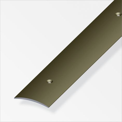 alfer Übergangsprofil 2 m, 40 x 5 mm Aluminium eloxiert bronze Übergangsprofil (1/2)