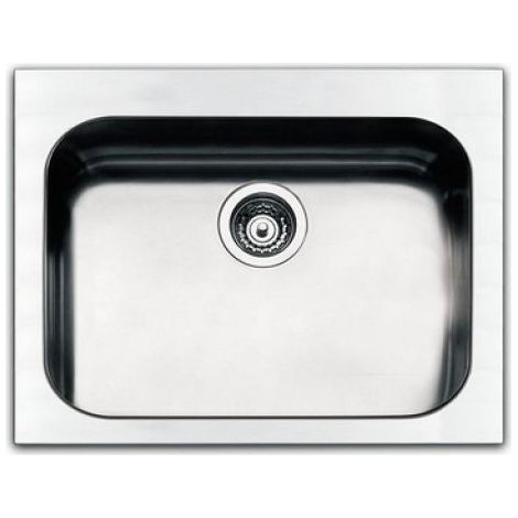 LAVELLO INCASSO IN ACCIAIO SPAZZOLATO 58X50 CM cm 58 x 50 x 20