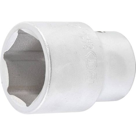 Douille pour Clé Six Pans 25 mm (1) - 41 mm L. - Acier Résistant - Précision et Durabilité, Pro - D-Work (1/5)