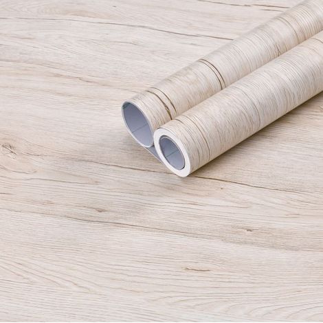 Film Adhésif pour Meubles Bois,60X500cm Papier Peint Adhésif Imitation Bois pour Meubles Cuisine Murs Stickers Imperméable,E (1/3)
