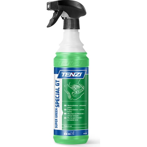 ESPUMA ACTIVA PARA LA LIMPIEZA DE MOTORES Y CHAPA METÁLICA SUPER GREEN SPECJAL GT 0.6L
