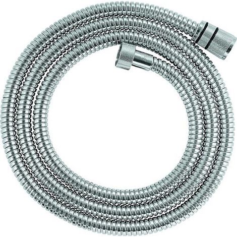 GROHE flessibile doccia in metallo Rotaflex Metal Long-Life TwistStop 280251, 1.750 mm, versione rinforzata, cono girevole per funzione TwistStop, cromo, 28025001
