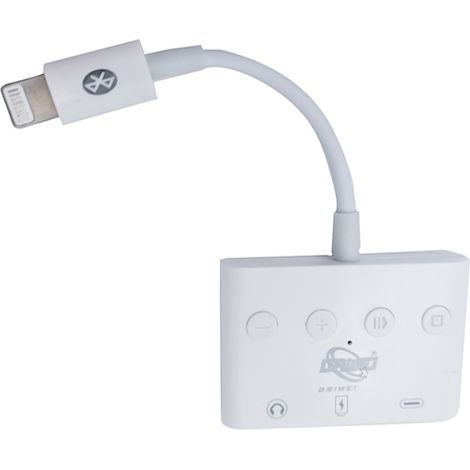Adattatore Ricarica Sdoppiatore 8 PIN Piatto Smartphone 3 Uscite Cuffie LD-9198