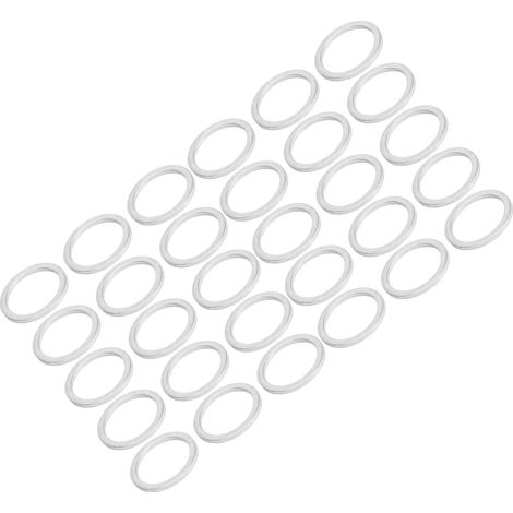 120 rondelles plates en acier inoxydable pour le montage de roulements, roues, engrenages et vis 4807-1215-1000 (1/5)