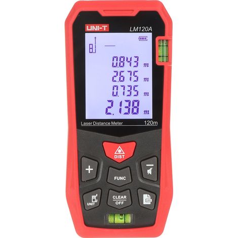 Unidad LM-120A Medidor láser con alcance de 120 m
