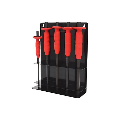 KS TOOLS  Juego de  botadores de  pasadores con  mango protector  5 piezas  6-14  mm -  156.0020 (1/4)