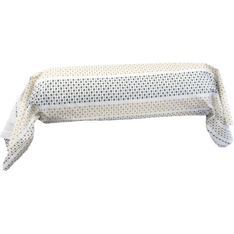 Taie de traversin coton NIAGARA 240x43 cm (1/5)