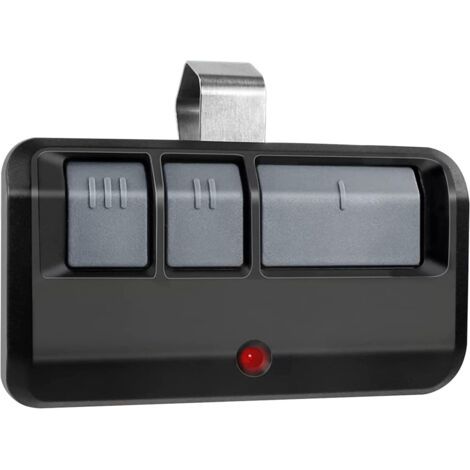 Ouvre-porte de garage universel à 3 canaux, 3 boutons avec bouton d'apprentissage violet, orange, rouge, vert, jaune, compatible avec Liftmaster Chamberlain Craftsman (1/5)