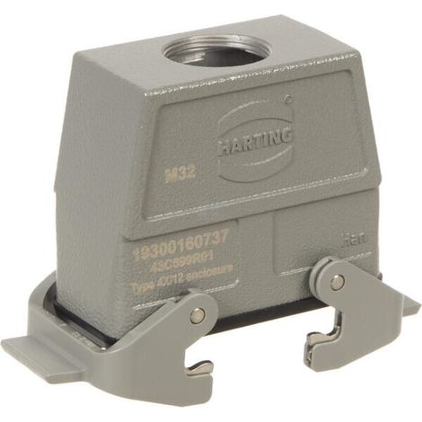 Carcasa del alojamiento 16B M32 salida recta HARTING 19300160737 (1/2)