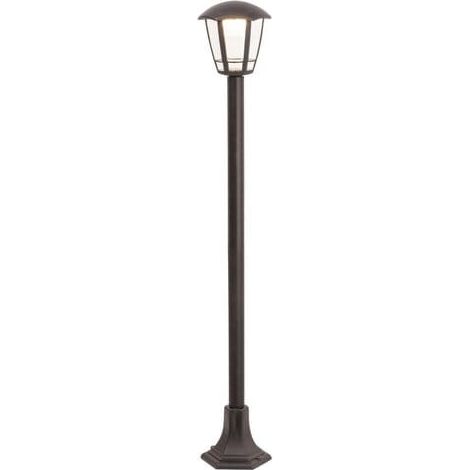 Paletto da giardino LED 8W Sorrento nero opaco Rabalux