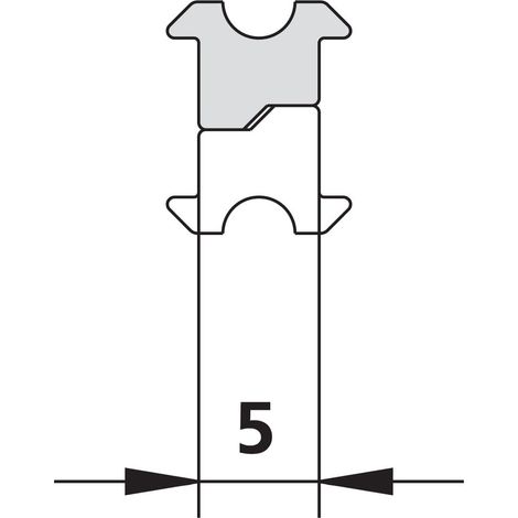 Kermi Magnetleiste 9084, 2000mm, mit Magnetprofil bis 2000mm, 2209458