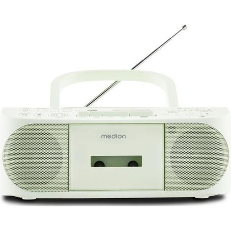 Radio CD K7 - MEDION - FM - 2x3W RMS - Vert (1/5)