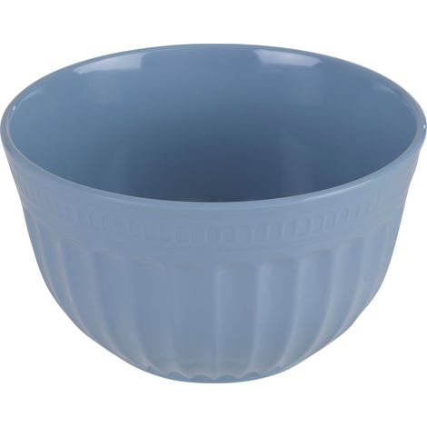 Interiors by Premier Versatile Small Blue Mixing Bowl, Durable Mixing Bowl, Spacious Lightweight Rounded Serving Salad Bowl