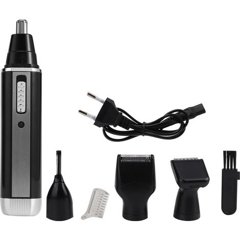 Épilateur rechargeable 4-en-1 multifonction : tondeuse à poils de nez et sourcils, rasoir électrique rechargeable (1/5)