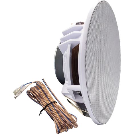Altoparlante da soffitto bianco HiFi 30W 8Ω 186mm 12V DC Passivo (1/5)