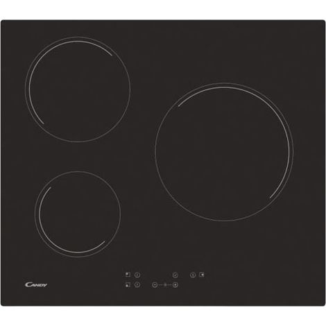 Plaque vitrocéramique CANDY 60cm, CH63CT (1/3)