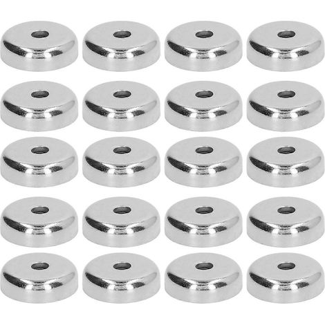 20 starke Neodym-Magnete, hochbelastbar, mit versenkter runder Öffnung, für Küche, Bastelarbeiten und Heimwerkerprojekte, 5 kg