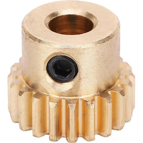 4304-0006-0020 Engrenage en laiton, 20 dents, alésage rond de 6 mm, module 0,8, pièces pour robots industriels