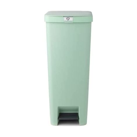 Brabantia, Poubelle à pédale Step Up, capacité 40 l, gris jade (1/5)