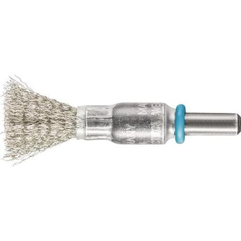 PFERD TOOLS Pinselbürste ungezopft PBU Ø10mm Schaft-Ø6 mm Edelstahl-Draht-Ø0,15 (1/4)