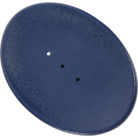 Porte-savon en céramique bleu foncé, boîte à savon autonettoyante (1/5)