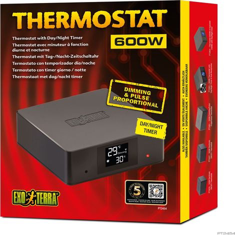 Termostato Digital Día/Noche Atenuación/Impulso Proporcional Exo Terra - 600W (1/2)