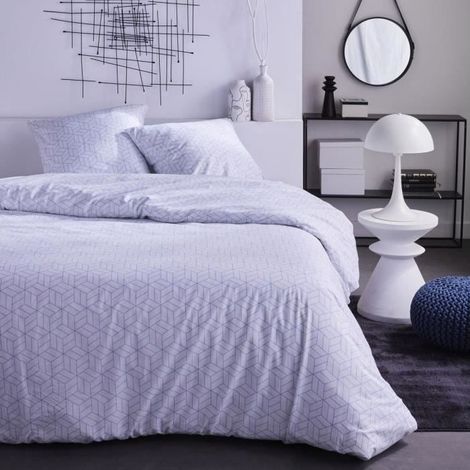 Today Sunshine parure de lit blanc coton 220x240 cm (1/3)