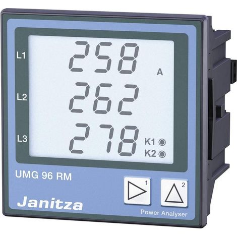 Janitza UMG96RM medidor digital montaje en rack