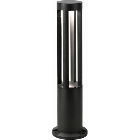 Lampioncino LED da Giardino 60 cm 12W 600LM Luce Naturale 4000K IP65 Paletto Luminoso da Esterno in Alluminio per Vialetti Giardino Cortile Illuminazione Moderna Nero