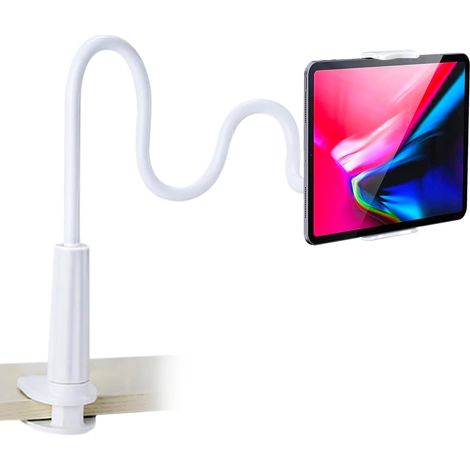 Unterstützend, flexibel, tragbar für Tablets und Telefone, ZUSLAB, idyllisch, einfach und leuchtend, Fixierung, Pince Blanche, 360° (1/5)