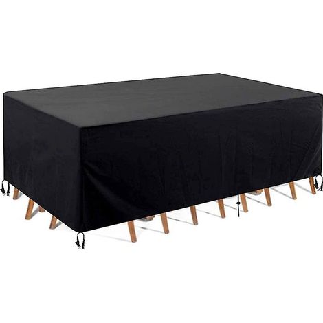 Housse imperméable pour mobilier de jardin - 135 x 135 x 75 cm - Bâche de protection pour mobilier d'extérieur et d'hiver (1/3)