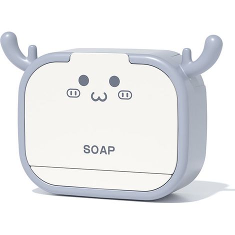 1 porte-savon mural, auto-adhésif, drainage optimal, pour douche cuisine salle de bain (1/5)
