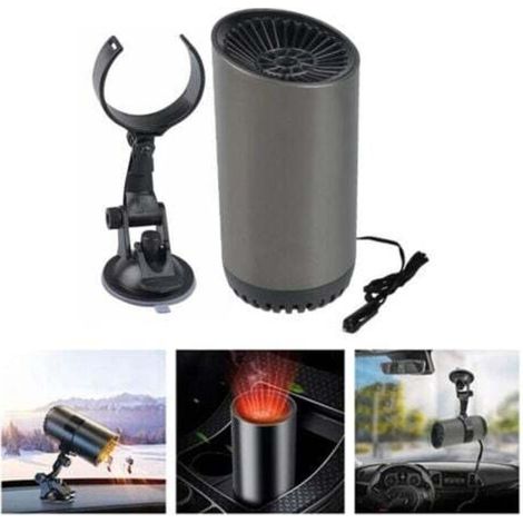 Tragbare Autoheizung, Autoenteiser, Schnellheiz- und Kühlventilator, Mini-150W-12V-Auto-Windschutzscheibenlüfter, Auto-Entfeuchter