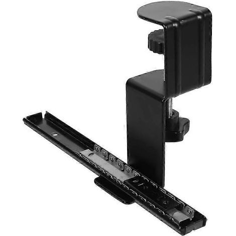 Support pour clavier et écran, bras de support pour écran, plateau coulissant pour écran, support de fixation pour écran, support pour ordinateur portable (1/5)