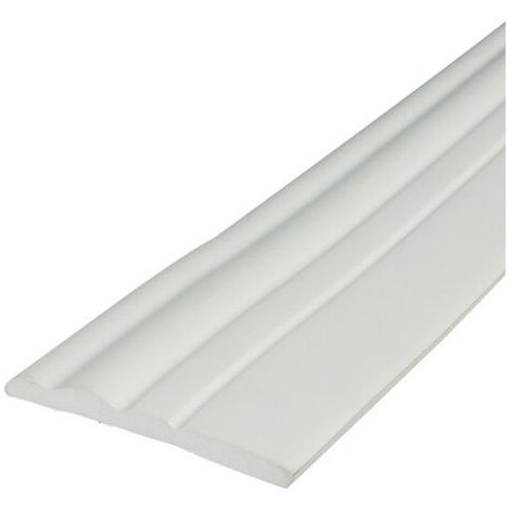 Plinthe souple autocollante blanche Plinthe pliable, 5 m (1/2)