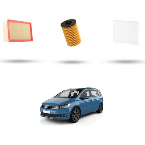 Kit tagliando 3 filtri compatibile con Vw Touran (5T) 2.0 TDI 140kw dal 2015 (1/5)