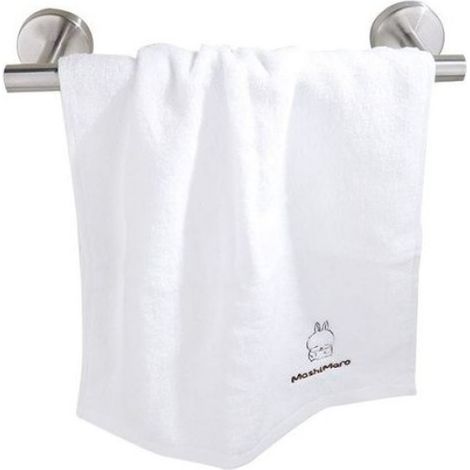 Porte serviette mural - Acier inoxydable 304 antirouille Charge max 5 kg - Salle de bain - Fini brossé 31 cm (1/5)