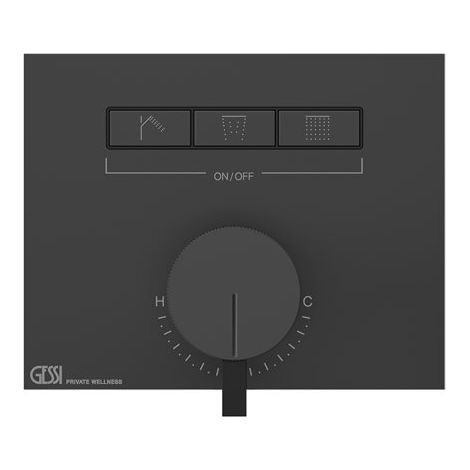 Gessi HI-FI, juego preparado para mezclador monomando oculto de