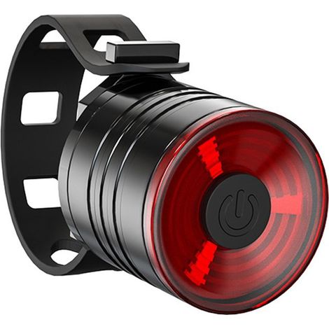 Feu arrière vélo LED batterie, mode 3 éclairages, étanche, accessoire cyclisme extérieur lumineux (1/5)