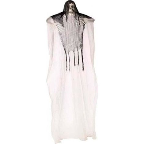 Décoration à Suspendre de Squelette Spectre pour Halloween. Recréez lambiance dune nuit dhorreur avec vos amis ou en famille