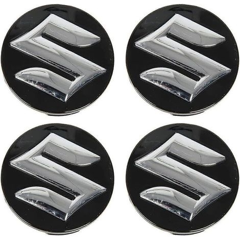 Quattro coprimozzi centrali da 54 mm per Suzuki Swift, SX4, S-Cross, Ignis, Vitara, Solio, Bandit e Swace proteggono i cerchi dalla ruggine. (1/5)