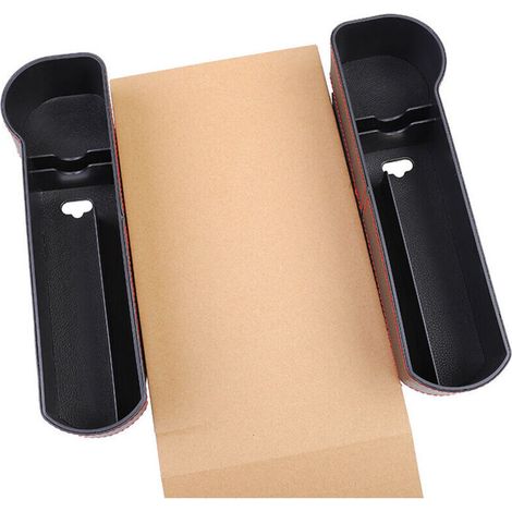 Set di 2 portabicchieri per auto, portabicchieri, portabevande in pelle PU, contenitore per auto per caffè, bevande, bottiglie, latte, set da due pezzi - Crezuo