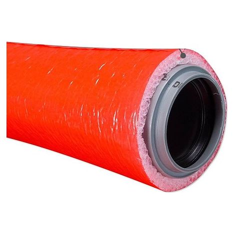 10 m Abwasser-Schutzschlauch für 50 mm Rohr - Dämmschichtdicke 9 mm